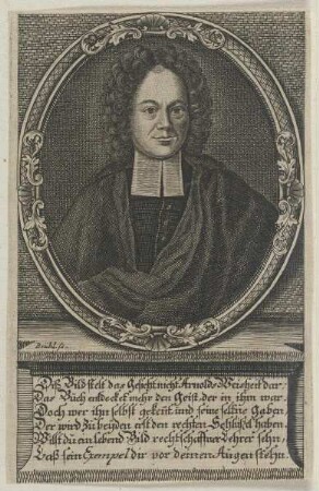 Bildnis des Gottfried Arnold