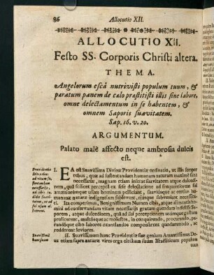 86-93, Allocutio XII.
