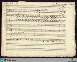 Artaserse. Excerpts - Mus. Hs. 717 : S, orch