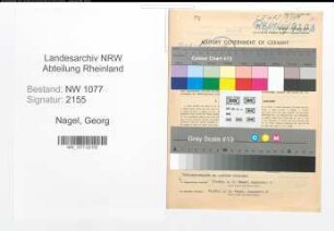 Entnazifizierung Georg Nagel , geb. 01.10.1898 (Polizist)