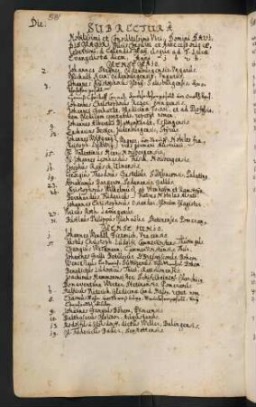 Sommerhalbjahr 1626. Rektorat David Magirus