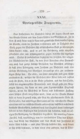276-280 Apologetische Fragmente I.