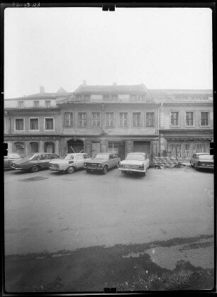 Dresden-Neustadt, Rähnitzgasse 10. Wohnhaus mit Laden (1720). Straßenfront