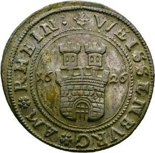 12 Kreuzer der Stadt Weissenburg