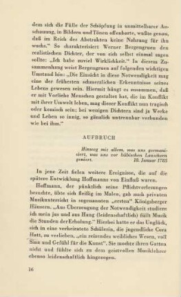 Aufbruch