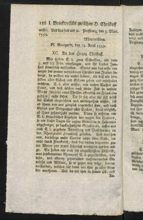 156-167, Briefe XC-CVI