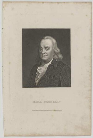 Bildnis des Benj. Franklin