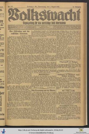 Nr. 177-203 (August 1918)