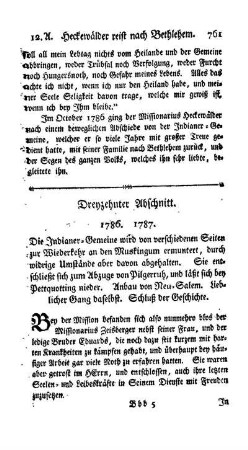 Dreyzehnter Abschnitt - 1786. 1787