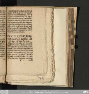 Die XIII. Betrachtung/ Von dieses jetzigen Cometen farb schein/ liecht vnd seinen Regenten.
