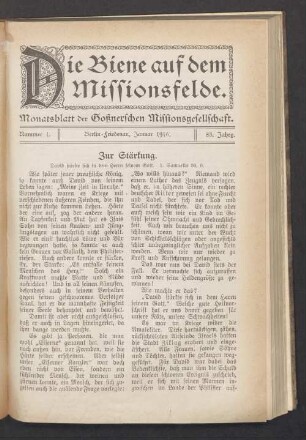 Nummer 1. Januar 1916