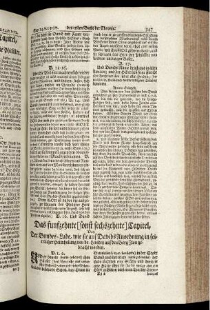 Das funfzehnte (sonst sechszehnte) Capitel