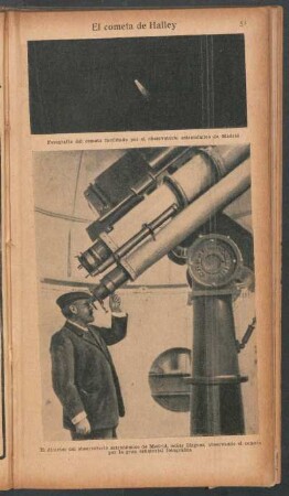 El cometa de Halley - [Ilustración]