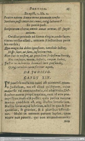 Caput XIV. De Iudicio