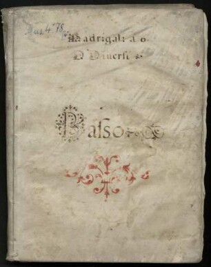 Weltliche Vokalmusik. Basso : 16. Jh.