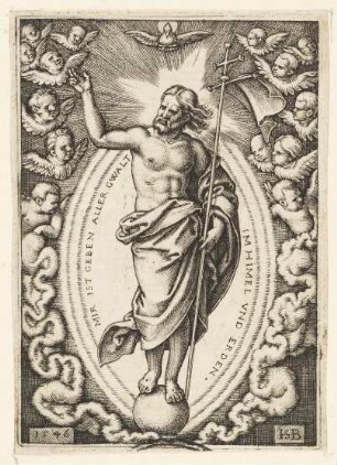 Christus auf der Weltkugel