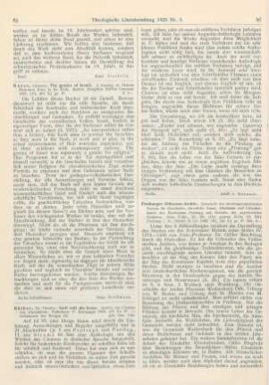 55 [Rezension] Noyes, Carleton, The Genius of Israel. A Reading of Hebrew Scriptures Prior to the Exile