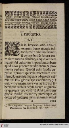Tractatio