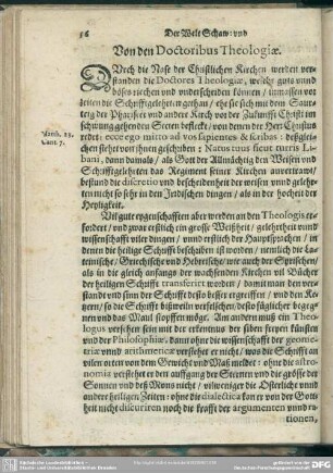 Von den Doctoribus Theologiae
