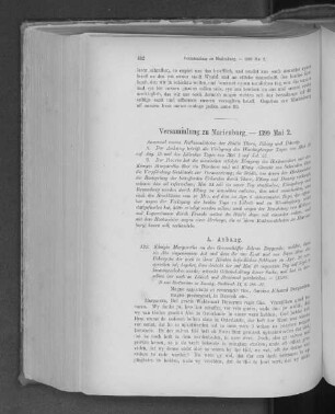 Versammlung zu Marienburg. - 1399 Mai 2.