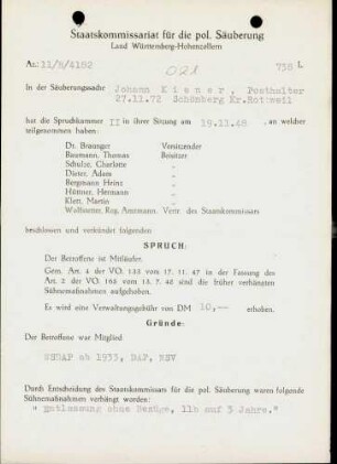 Kiener, Johann