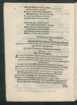 Hochzeit-Gespräch Zwischen Braut und Bräutigam und den Gästen.