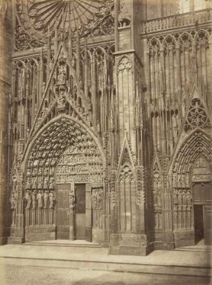 Straßburger Münster. West-Portal