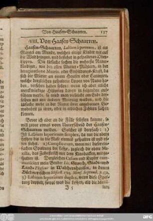 VIII. Von Haasen-Schaarten.