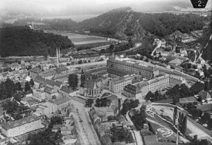 Waldheim : Zuchthaus, Luftaufnahme