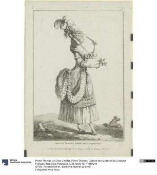 Gallerie des Modes et du Costume Français: Robe à la Polonaise. G.38
