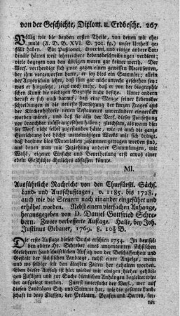 Ausführliche Nachricht von den Churfürstl.-Sächsischen Land- und Ausschußtägen von 1185 bis 1728. 2.verb.Aufl.