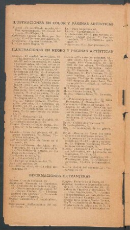Informaciones extranjeras