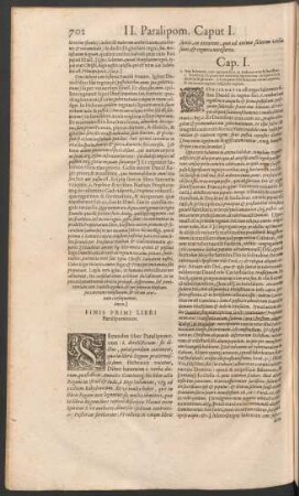 Secundus Liber Paralipomenon ...