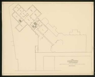 Ordenshaus der Freimaurerloge »Zu den 3 Weltkugeln«, Berlin Erweiterungsbau II: Grundriss OG