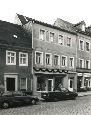 Mittweida, Rochlitzer Straße 46. Wohnhaus mit Ladeneinbau