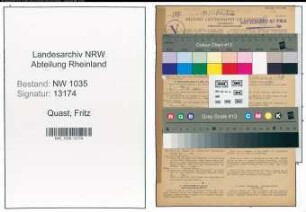 Entnazifizierung Fritz Quast , geb. 20.02.1894 (Steiger)
