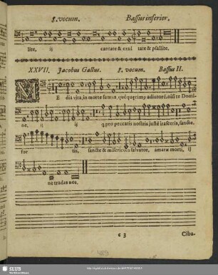 [Cantiones XXVII. bis XLIX.]