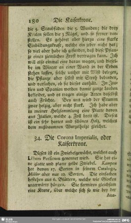34. Die Corona Imperialis, oder Kaiserkrone