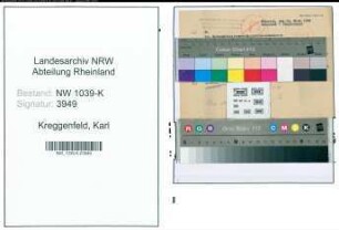 Entnazifizierung Karl Kreggenfeld , geb. 00.00.0000 (Beamter)