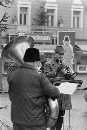 Weihnachtsmarkt Annaberg : Weihnachtsmarkt mit Posaunenchor