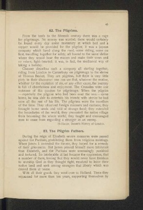 83. The Pilgrim Fathers.