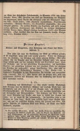 Drittes Kapitel. Kosmo- und Geogonien, oder Ursprung und Dauer des Weltsystems