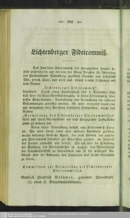Lichtenberger Fideicommiß