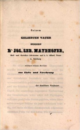 Physiognomik in Beziehung auf Anthropologie und Psychologie : Inaugural-Dissertation