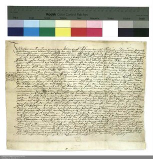 Revers Walters von Praunheim genannt von Klettenberg bezüglich der Belehnung mit Gütern bei Praunheim und Eschersheim durch Wolfgang [Dietrich von Eusigheim], Abt von Fulda