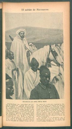 El sultán de Marruecos