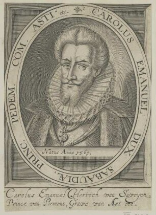 Bildnis des Carolus Emanuel van Savoyen