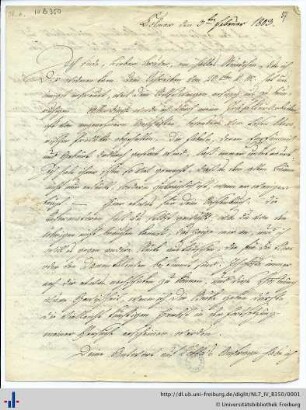 Nachlass J. G. Jacobi (NL 7/IV B 350) : Briefwechsel Pfeffel - Jacobi