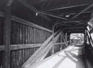 Schwarzenberg, gedeckte Holzbrücke