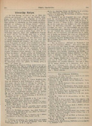 285-288 Literarische Notizen